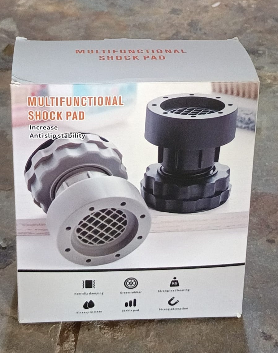 17851 Plastic Washing Machine Vibration Feet Pad, Adjustable Highly Non-Slip Support Anti Vibration Pads Walk Pads Shock Absorber Noise Cancelling Furniture Lifting Base (4 Pcs Set) 17851 Plastic Washing Machine Vibration Feet Pad, Adjustable Highly Non-Slip Support Anti Vibration Pads Walk Pads Shock Absorber Noise Cancelling Furniture Lifting Base (4 Pcs Set)